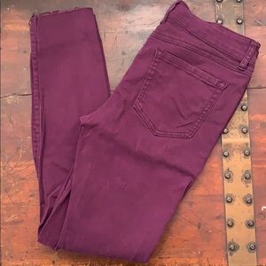Women’s Harper size 29 distressed purple denim